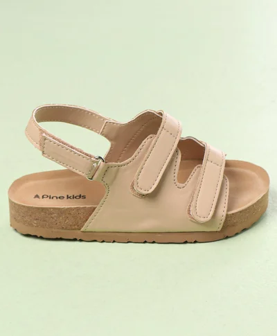 Pine Kids Pine Kids Sandals With Velcro Closure -  Cream